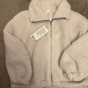 lululemon athletica Cream Sherpa Zip